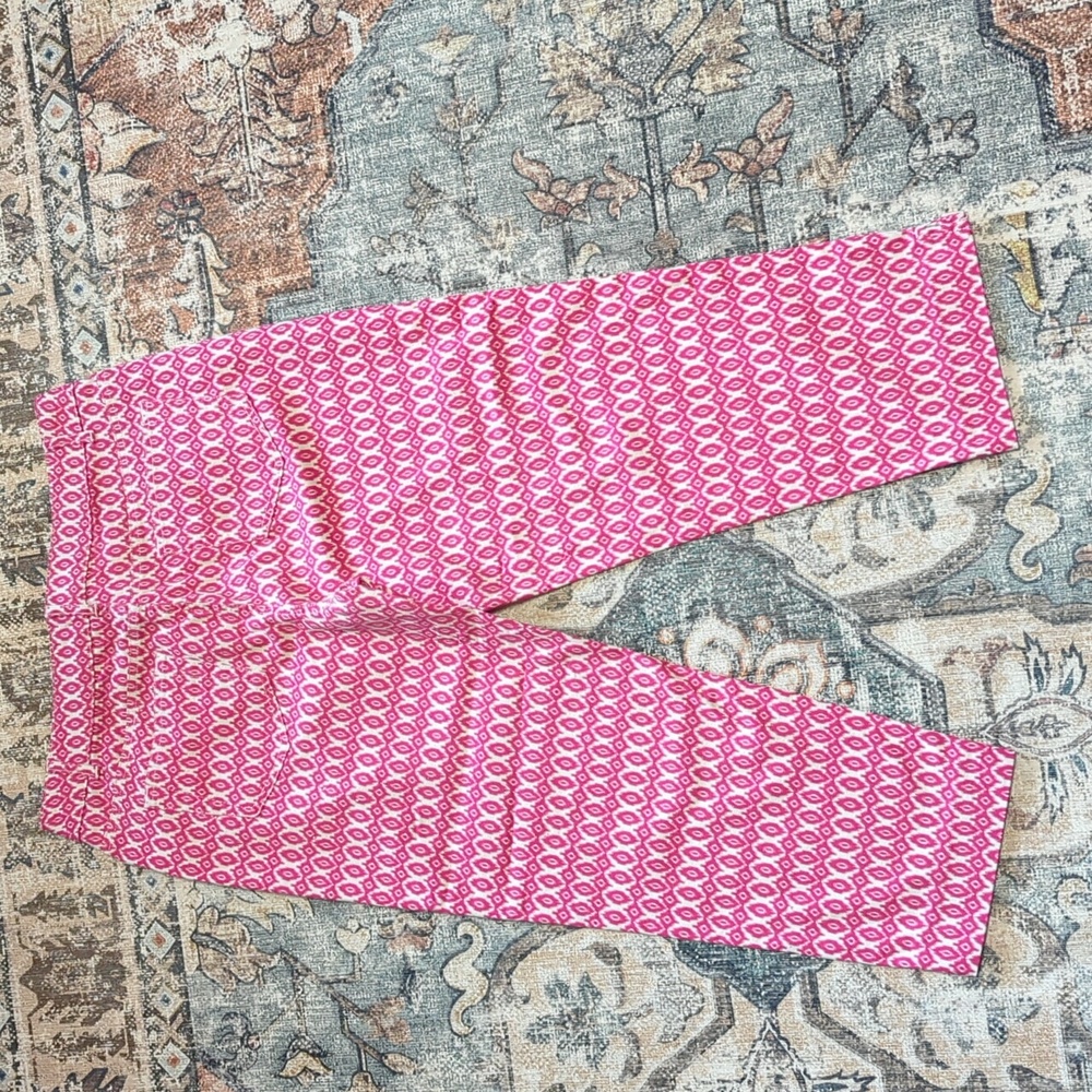 Madison Pink Patterned Capris - Picture 3 of 4